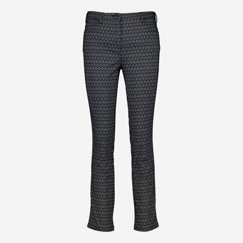 Weiß-schwarze Meine beste Freundin Hose mit Muster