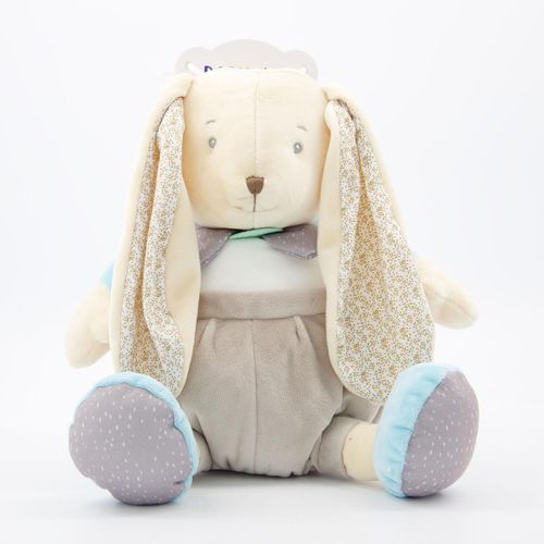 Mehrfarbiges Plüschtier im Hasendesign