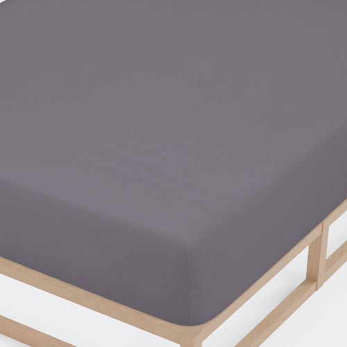 Graues Jersey Spannbetttuch 180x200cm