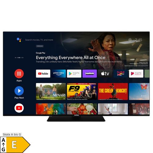 TELEFUNKEN D65U750X2CW 65 Zoll Fernseher / Android Smart TV (4K Ultra HD, HDR Dolby Vision, Triple-Tuner)