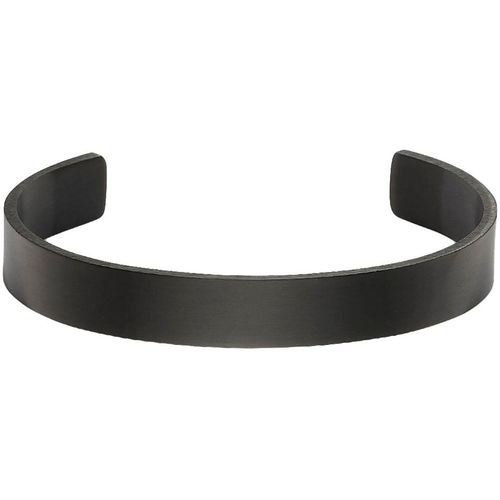Armspange BRUNO BANANI "Schmuck Geschenk Armschmuck", schwarz, Armbänder, Damen, Edelstahl, Armspange