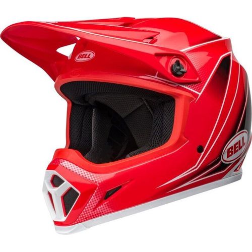 BELL MX-9 Mips Helm - Zone Gloss Red