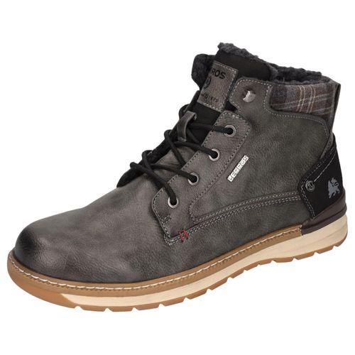 Winterboots LERROS, Herren, Gr. 43, dunkelgrau, Lederimitat, used, Schuhe, Casual Boots, Winterboots mit Warmfutter