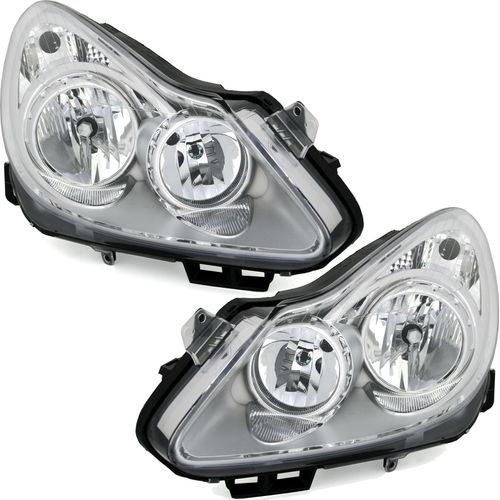 TYC Scheinwerfer Set für Opel Corsa D 06-11 H1 H7 Frontscheinwerfer