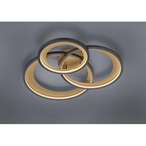 Trio Lighting Led Deckenlampe Granada Deckenlampe Lampe Licht Schwarz Matt G26
