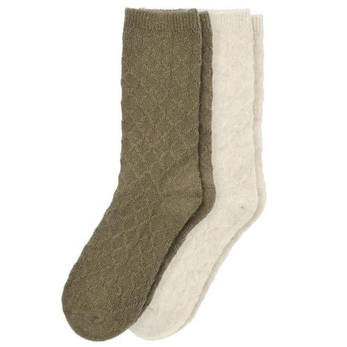 2 Paar Damen Socken mit Wolle
