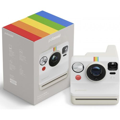 Polaroid Now Gen3 Kamera Pepple weiß Sofortbildkamera
