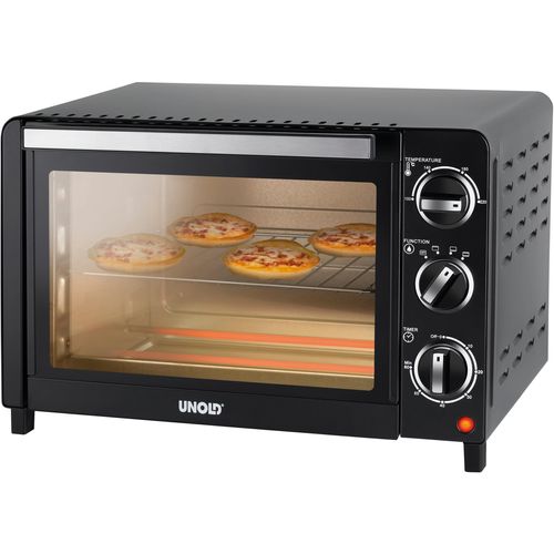 UNOLD Minibackofen "68875 OFEN Allround", schwarz, B:42,8cm H:28,7cm T:31cm, Minibacköfen, Minibackofen