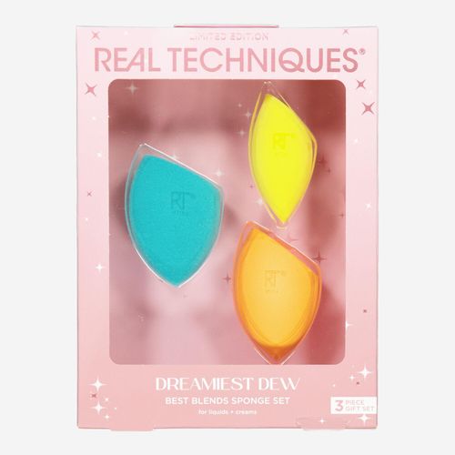 3-teiliges mehrfarbiges Make-up-Schwamm-Set