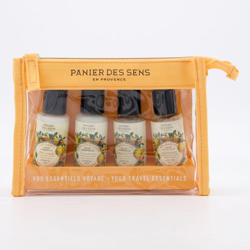 4-teiliges Reiseset in Kosmetiktasche