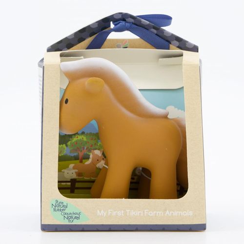 Braunes Spielzeug in Pferdeform