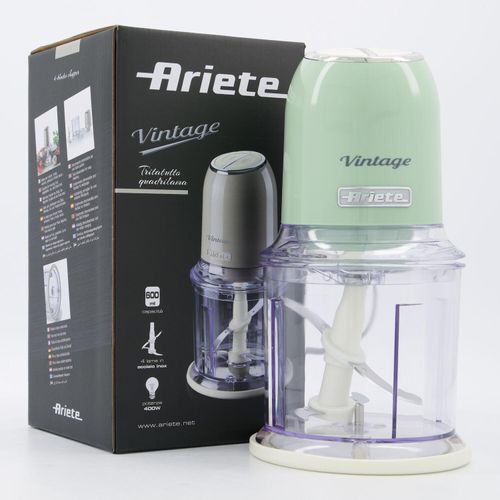 Mehrfarbiger Vintage Zerkleinerer mit vier Klingen