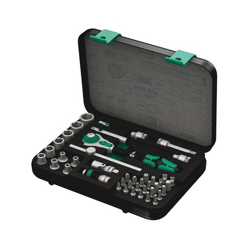 Wera 8100 SA 4 Zyklop Speed-Knarrensatz, 1/4"-Antrieb, zöllig, 41-teilig