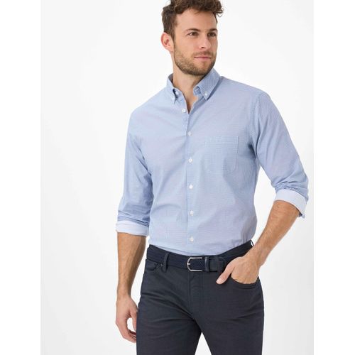 Brax Herren Hemd Style DANIEL pool, hellblau, Gr. XL