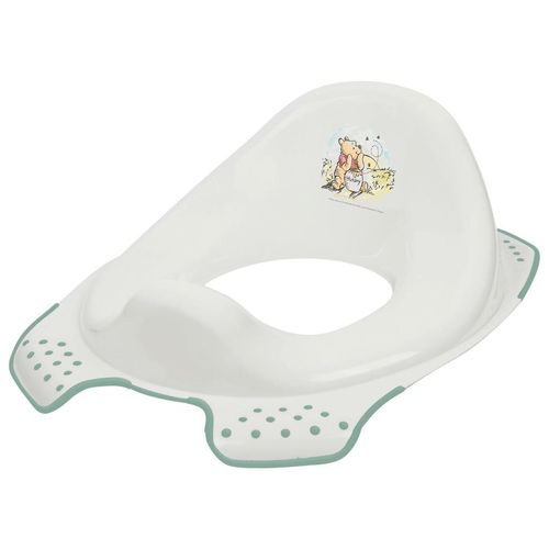 Disney Toilettentrainer Winnie Pooh , Weiß , Kunststoff , 30x40x15 cm , Antirutschboden , Pflegen, Babytoilette, Töpfchen