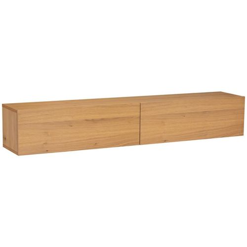 Mid.you Lowboard , Natur , Holz, Holzwerkstoff , Eiche , furniert , 33x30x180 cm , Wohnzimmer, Wohnwände, Lowboards