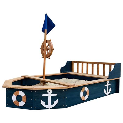 Ambia Garden Sandkasten , Anthrazit, Braun , Holz , Hemlocktanne , massiv , 153x100x90 cm , CE, FSC 100% , Sitzfläche , Outdoor Spielzeug, Sandkästen