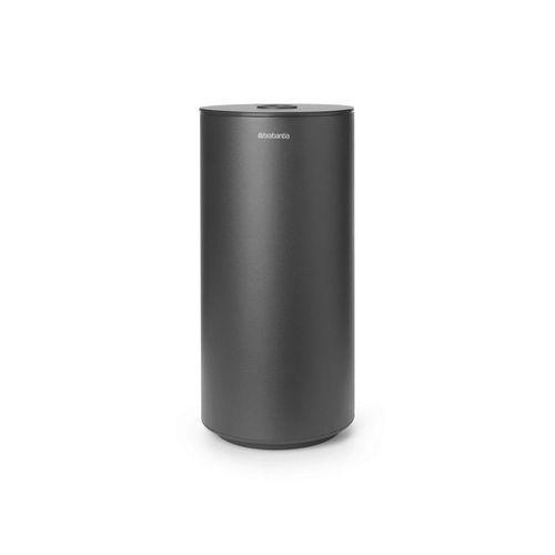 Brabantia Toilettenpapierhalter Mindset , Grau , Metall , 13.7x28.9 cm , Deckel , Badezimmer, WC Ausstattung, Toilettenpapierhalter