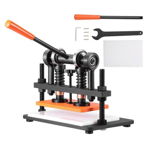 Manuelle Leder-Stanzmaschine 26 x 15 cm - Leder Prägemaschine 1,5 t - Stabile Leder-Stanzmaschine - Geeignet für Leder, PVC/EVA-Schaumstoff - Nicht-klebende Materialien