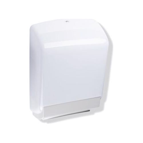 HEWI Papierhandtuchspender Ser 477 für ca. 450 St. Papier reinweiß