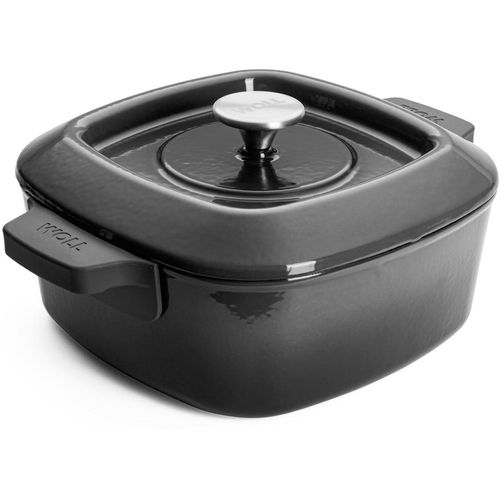 Kasserolle WOLL "Iron", grau, B:24cm H:9,5cm L:24cm, Töpfe, Kasserolle, 24x24 cm, Induktion
