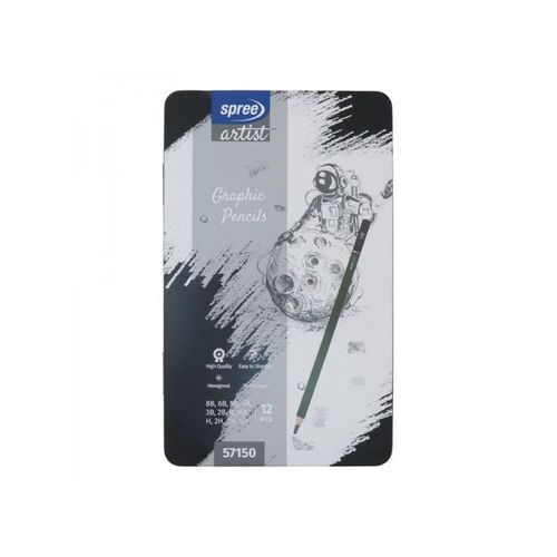 SPREE Sketch pencils 12 hardnesses 8B-5H