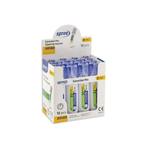 SPREE Correction pen with metal tip. 8 ml.