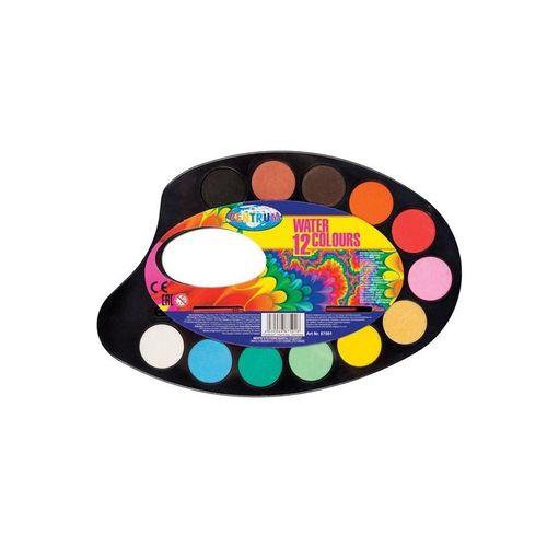 CENTRUM Paint tray 12 colors + brush.