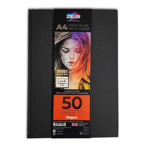 Zieler Sketchbook Hardcover A4 150g.