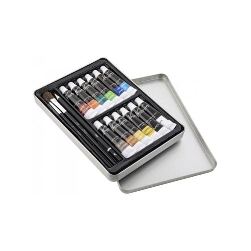 Creative Craft Group Watercolor paint 16 parts 12 tubes and more.