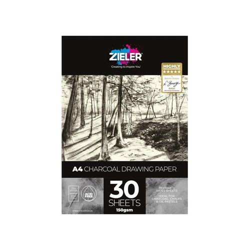 Zieler Drawing pad A4 for charcoal drawing etc.