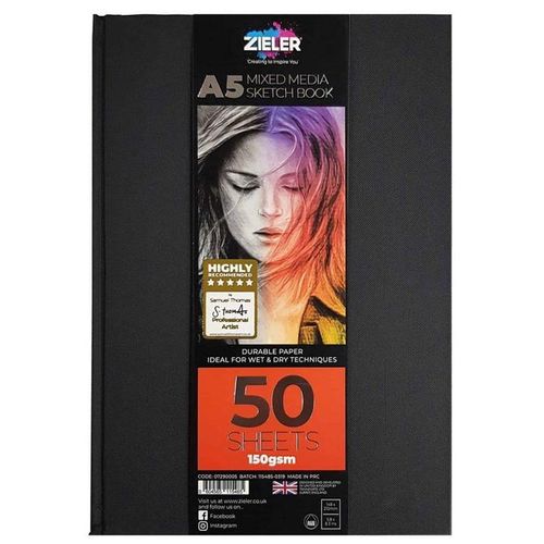 Zieler Sketchbook Hardcover A5 150g.