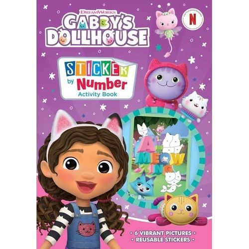 Hobby Mate GABBY´s DOLLHOUSE Stickers by Numbers