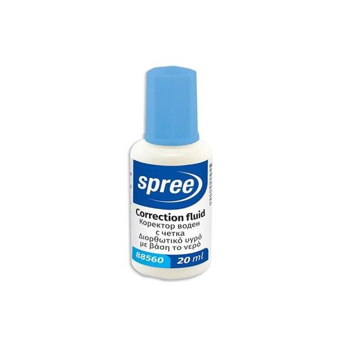 SPREE Correction varnish 20ml in bottle. AQUA