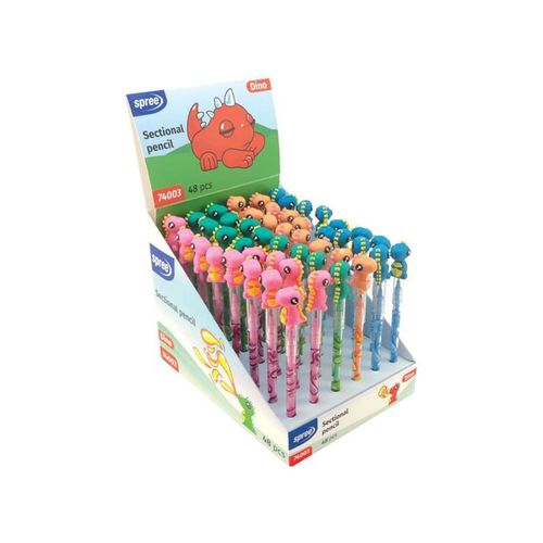 SPREE Stiftblyant i sektioner DINOSAURUS