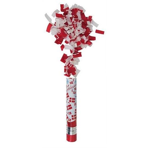 SCANSEASON Twist confetti 30cm red/white confetti