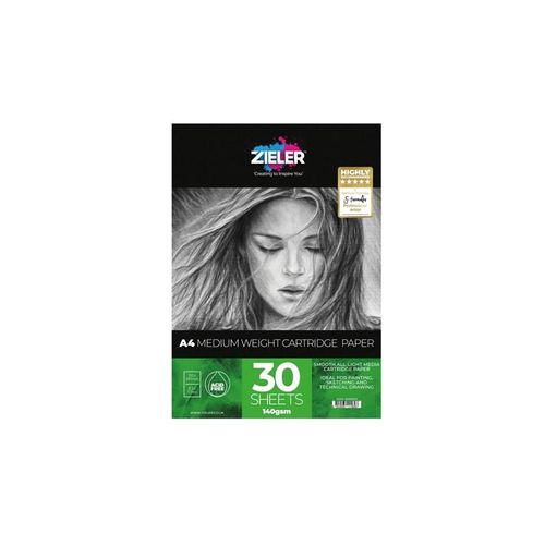 Zieler Sketch pad A4 30 sheets 140g.