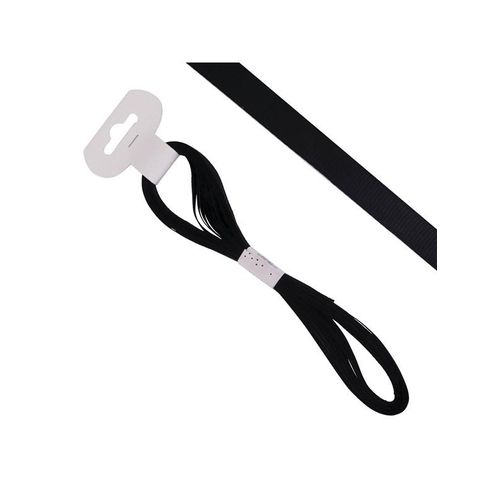 SCANSEASON Gift ribbon ribbed 10mm*10meter BLACK