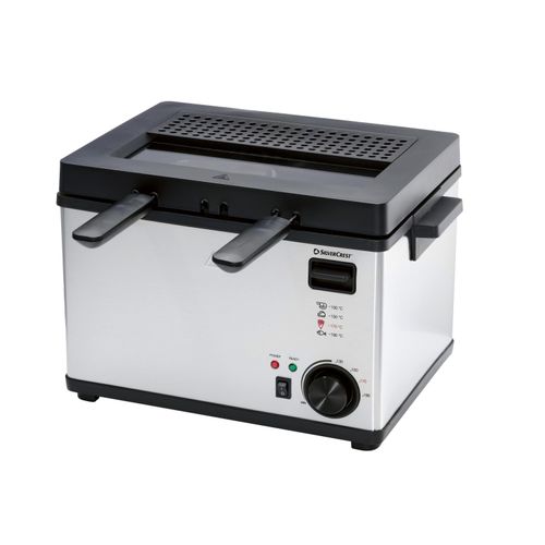 SILVERCREST® Edelstahl-Fritteuse