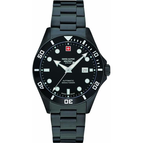 Swiss Alpine Military Deep Sea Automatic Diver SAM7095.2177 Herrenuhr Deep Sea Automatic Diver