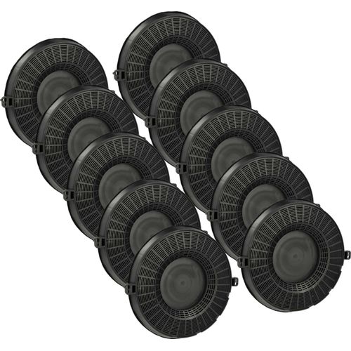 vhbw 10x Aktivkohlefilter Ersatz für IKEA 101.745.56 für Dunstabzugshaube