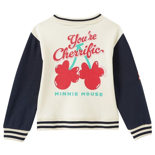 Minnie Maus Sweatjacke im College-Style