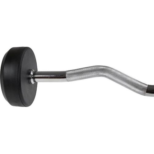 10 kg Curlstange mit Gummibeschichtung