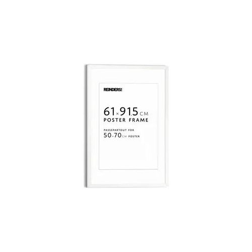 Bilderrahmen REINDERS "Bilderrahmen Poster 61x91,5 oder 50x70", weiß, B:64,5cm H:95cm T:2cm, Bilderrahmen, Bilderrahmen, Wohnzimmer - Weiß - MDF - 64,5x95 cm