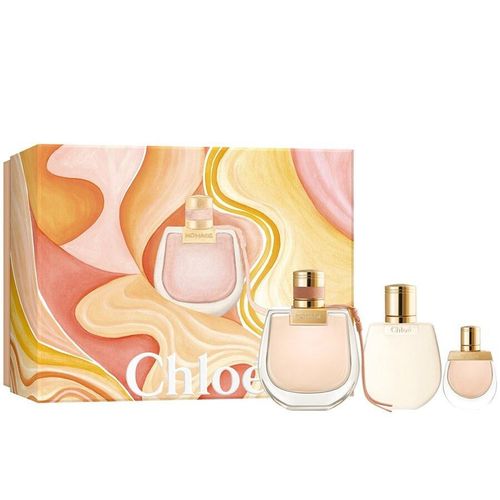 Chloé Nomade Eau de Parfum Geschenkset: 75 ml Parfum, 100 ml Körperlotion & 5 ml Miniatur