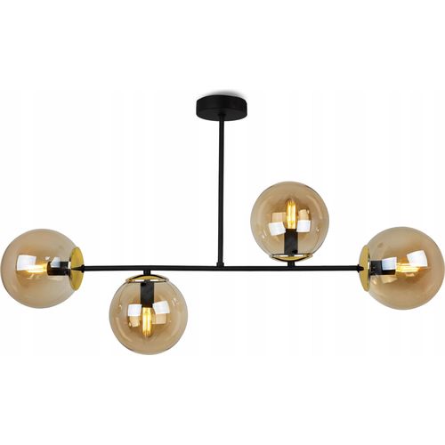 Deckenlampe Hängelampe Kronleuchter Loft elegant Glamour mit Glaskugeln