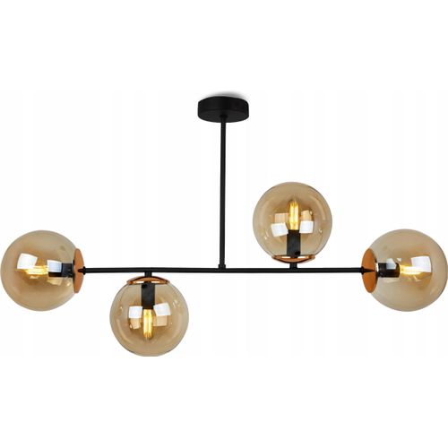 Deckenlampe Hängelampe Kronleuchter Loft elegant Glamour mit Glaskugeln