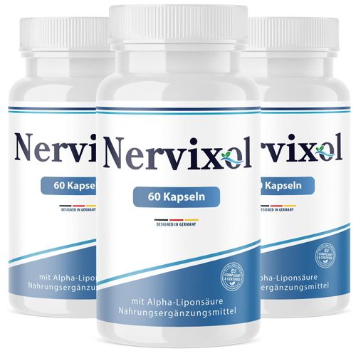 Nervixol Kapseln | Reich an Vitaminen | Einfache Anwendung | 60 Kapseln 3x