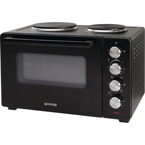 GORENJE Minibackofen "OM30GBX", schwarz, B:54,9cm H:26,6cm T:32,5cm, Minibacköfen, 30 Liter Garvolumen, Minibackofen
