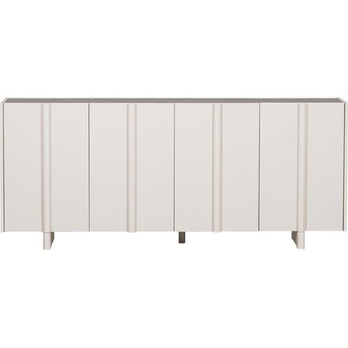 Sideboard WOOOD "Nook", weiß, B:200cm H:85cm T:46cm, Sideboards, Sideboard, Kommode, H 85 cm x B 200 cm x T 46 cm